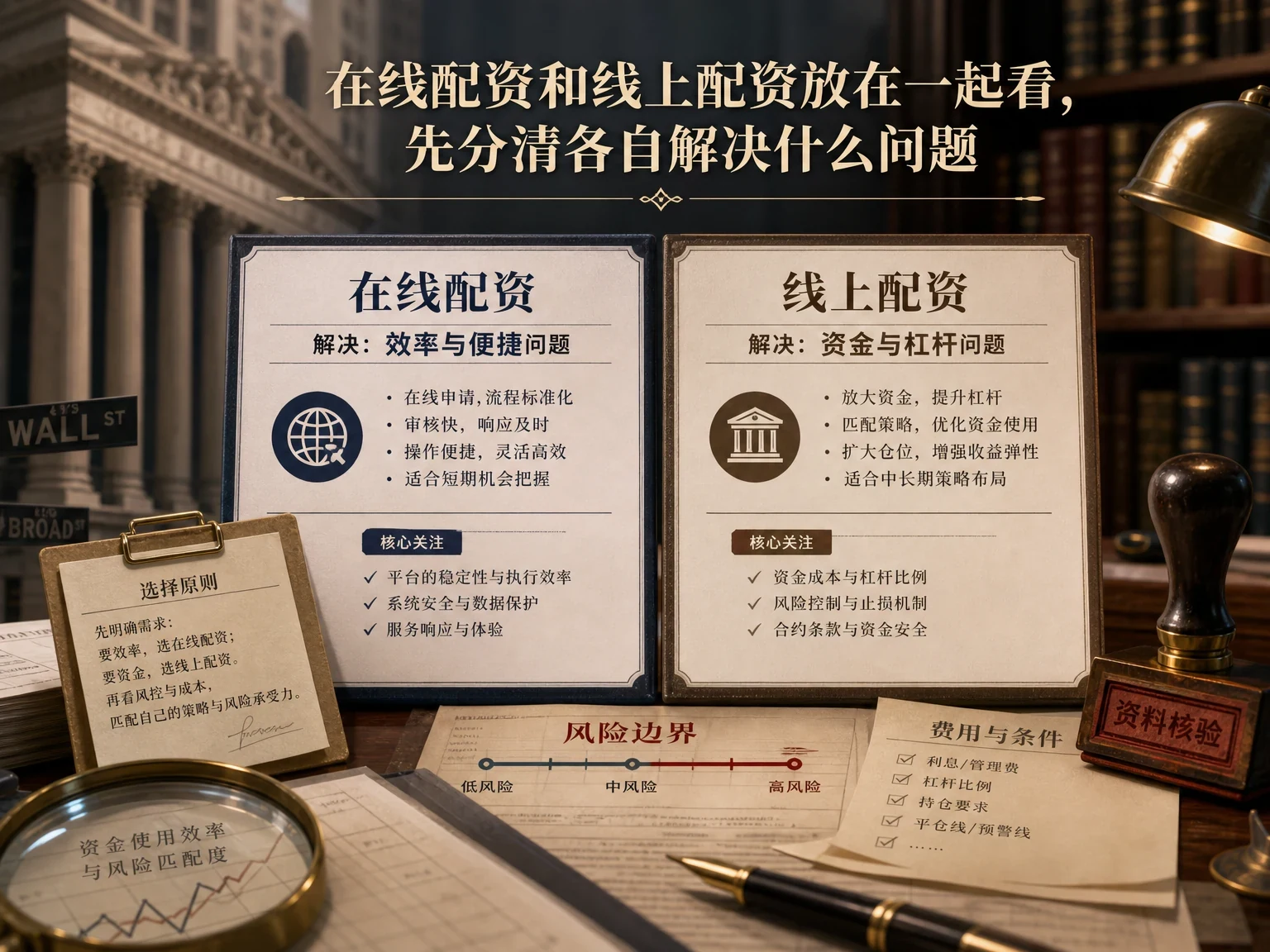 在线配资和线上配资放在一起看,先分清各自解决什么问题 插图