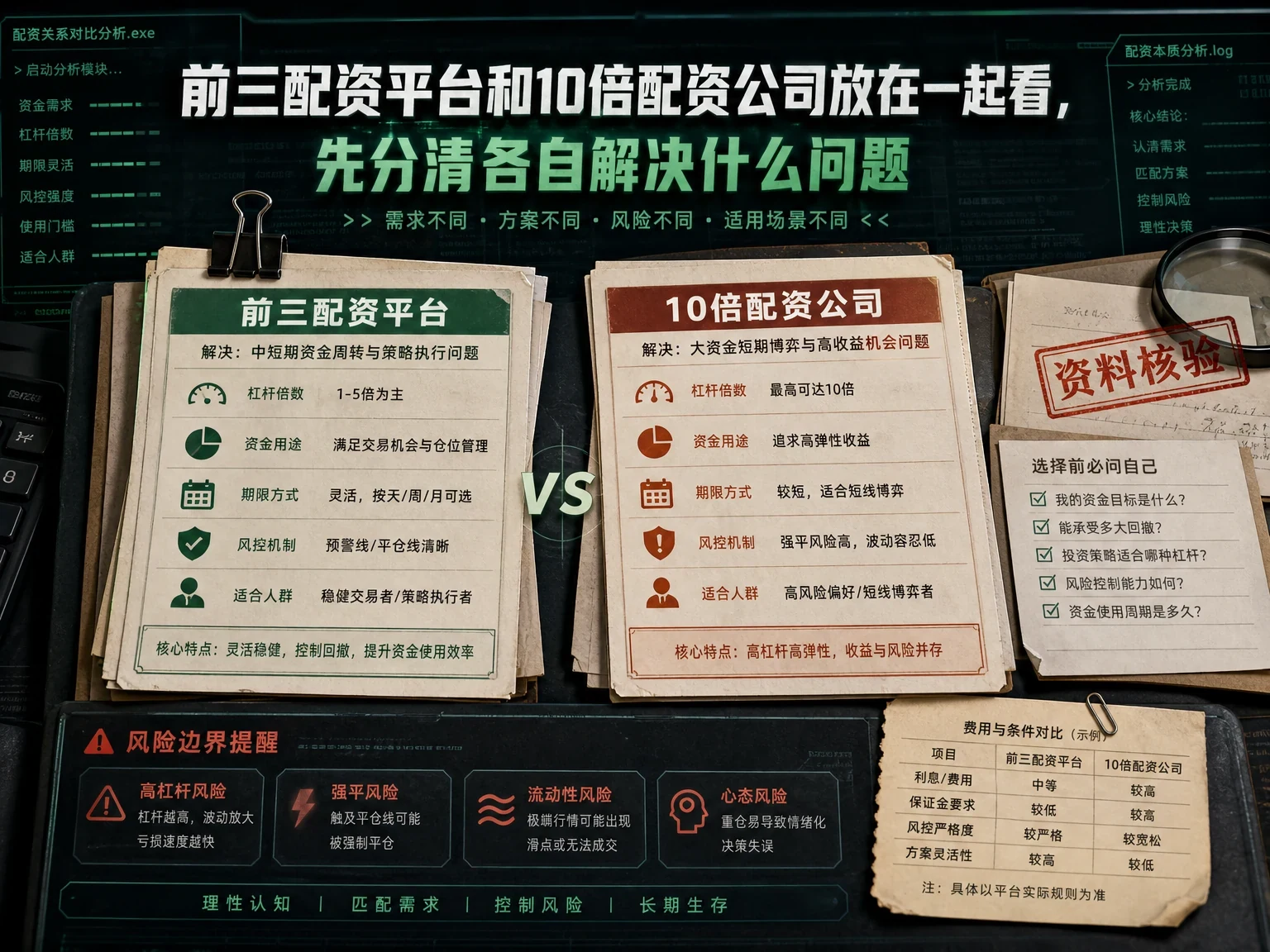 前三配资平台和10倍配资公司放在一起看,先分清各自解决什么问题缩略图