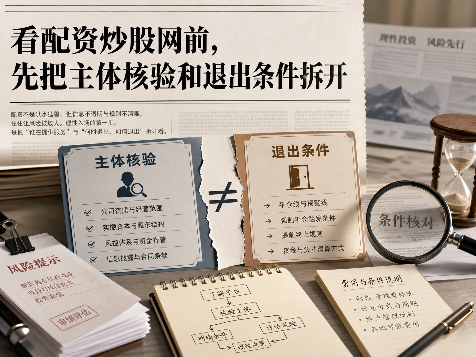 看配资炒股网前,先把主体核验和退出条件拆开缩略图